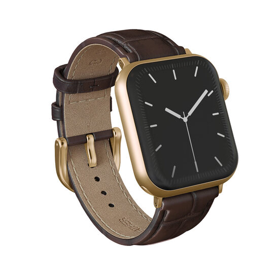 BURGA Apple Watch Genuine Leather Band - Espresso 42/44mm