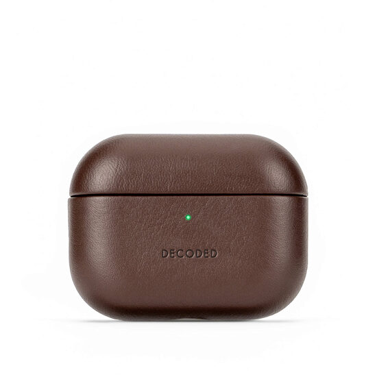 DECODED Leather Case AirPods Pro 3 - Brown