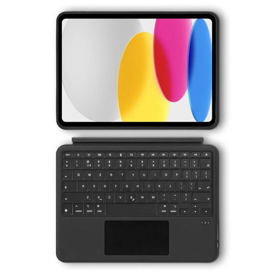 DECODED Keyboard with trackpad, iPad 10th Gen, 10.9" Black