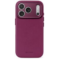 DECODED Leather Backcover for iPhone 18 Pro | Aubergine