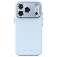 DECODED AntiMicrobial Silicone Backcover for iPhone 18 Pro | Light Blue