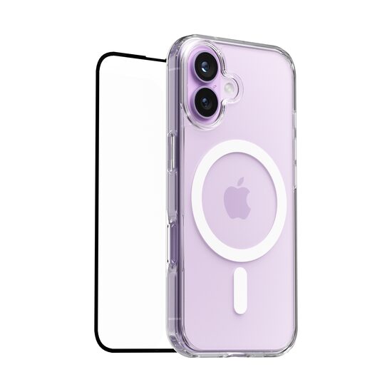 Bundle: NOA Clear Screen Protector and Clear Case for iPhone 17