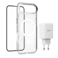 Bundle: NOA Clear Screen Protector and Clear Case for iPhone 17 Air and 30W 1C1A GaN Charger