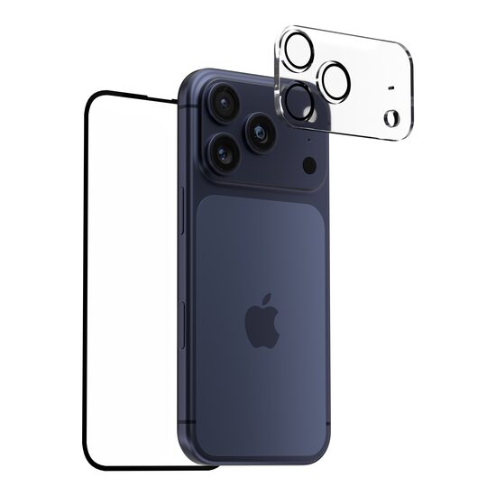 Bundle: NOA Clear Screen Protector and Cam Glass Protector for iPhone 17 Pro