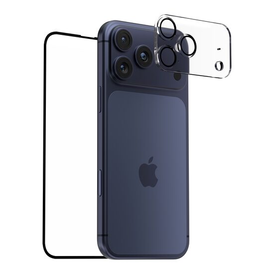 Bundle: NOA Clear Screen Protector and Cam Glass Protector for iPhone 17 Pro Max