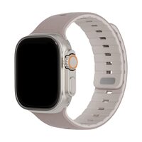 DECODED Silicon DuoLock Sports Band for 49 mm - Taupe