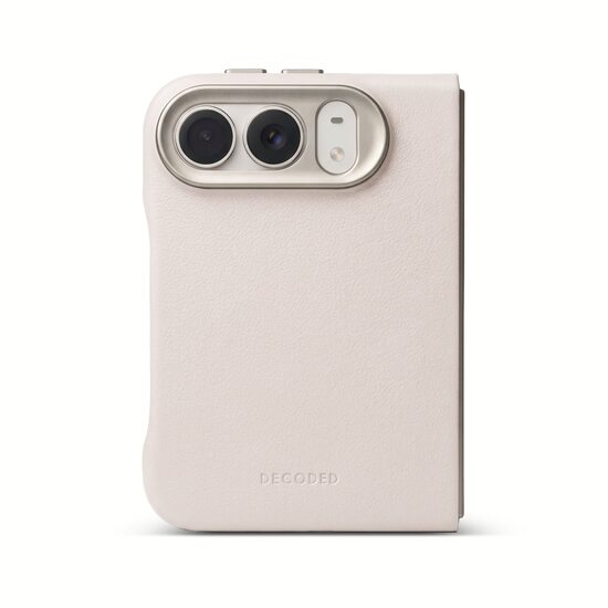 Decoded Leather Back Cover for iPhone Duo - Clay