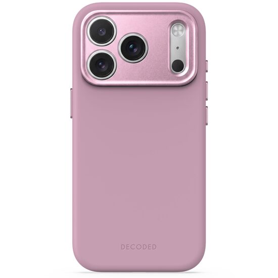 DECODED AntiMicrobial Silicone Backcover for iPhone 18 Pro Max | Rose Quartz