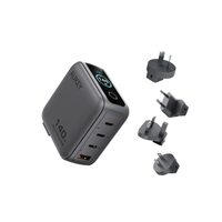 AUKEY Nova PinS 140W GaN Wall Charger with Smart Display