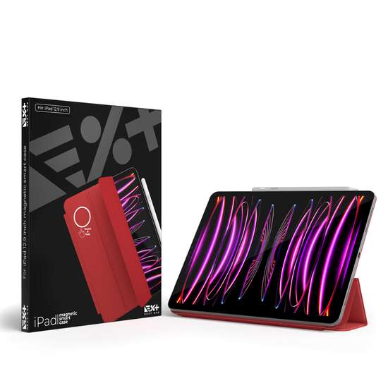 NOA Magnetic Smart Case for iPad 12.9" | Red