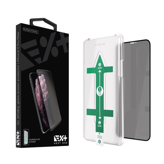 NOA 3D Privacy Glass Screen Protector for iPhone 11 Pro Max