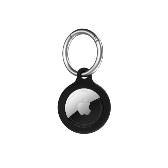 NOA Secure Silicone Key Clip for AirTag | Black